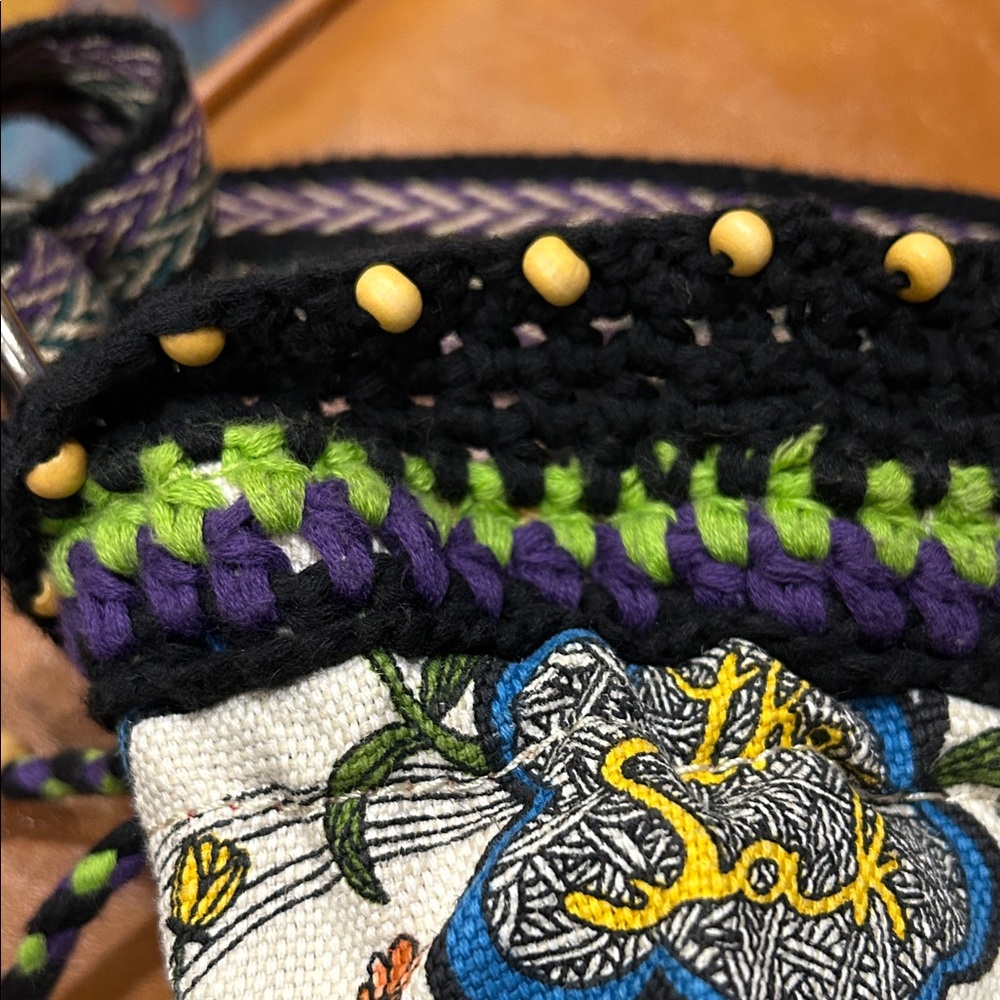 Sakroots Colorful Bird Print Crossbody Bag - Picture 5 of 11